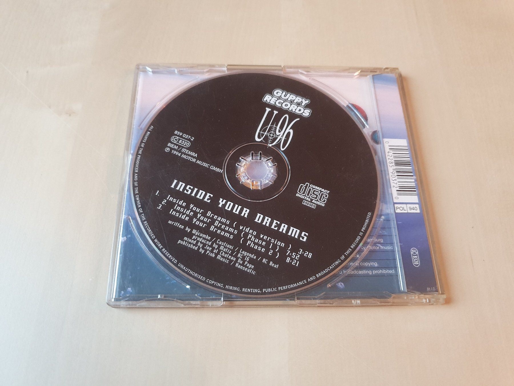 CDs: U96 inside your dreams – Gebraucht aus Stansstad von collectorsshop 1