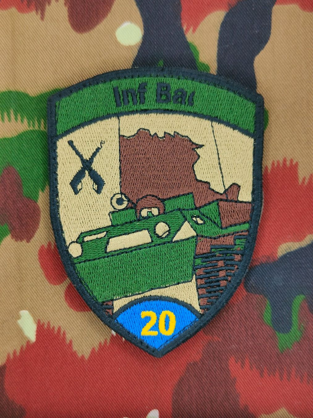 Placchette & Badge: Verbandsabzeichen Inf Bat 20 Kp 4 – Usato da Bauma venduto da SwissMilitaria