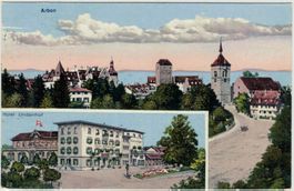 TG 45 Arbon Hotel Lindenhof 1921 Stempel «Hotel Lindenhof...