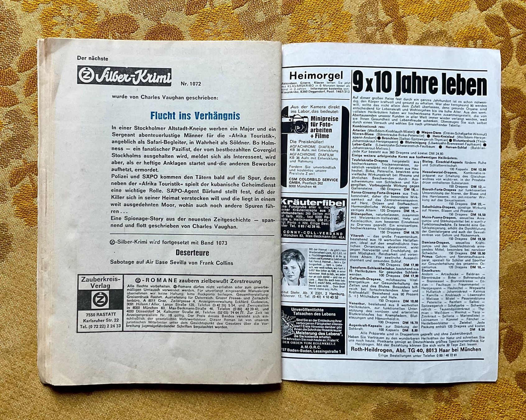 Libri: Roman Heft Silber Krimi Nr 1071 – Usato da Endingen venduto da nathan05 8