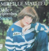 Vinyl Single Mireille Mathieu - Mille Colombes