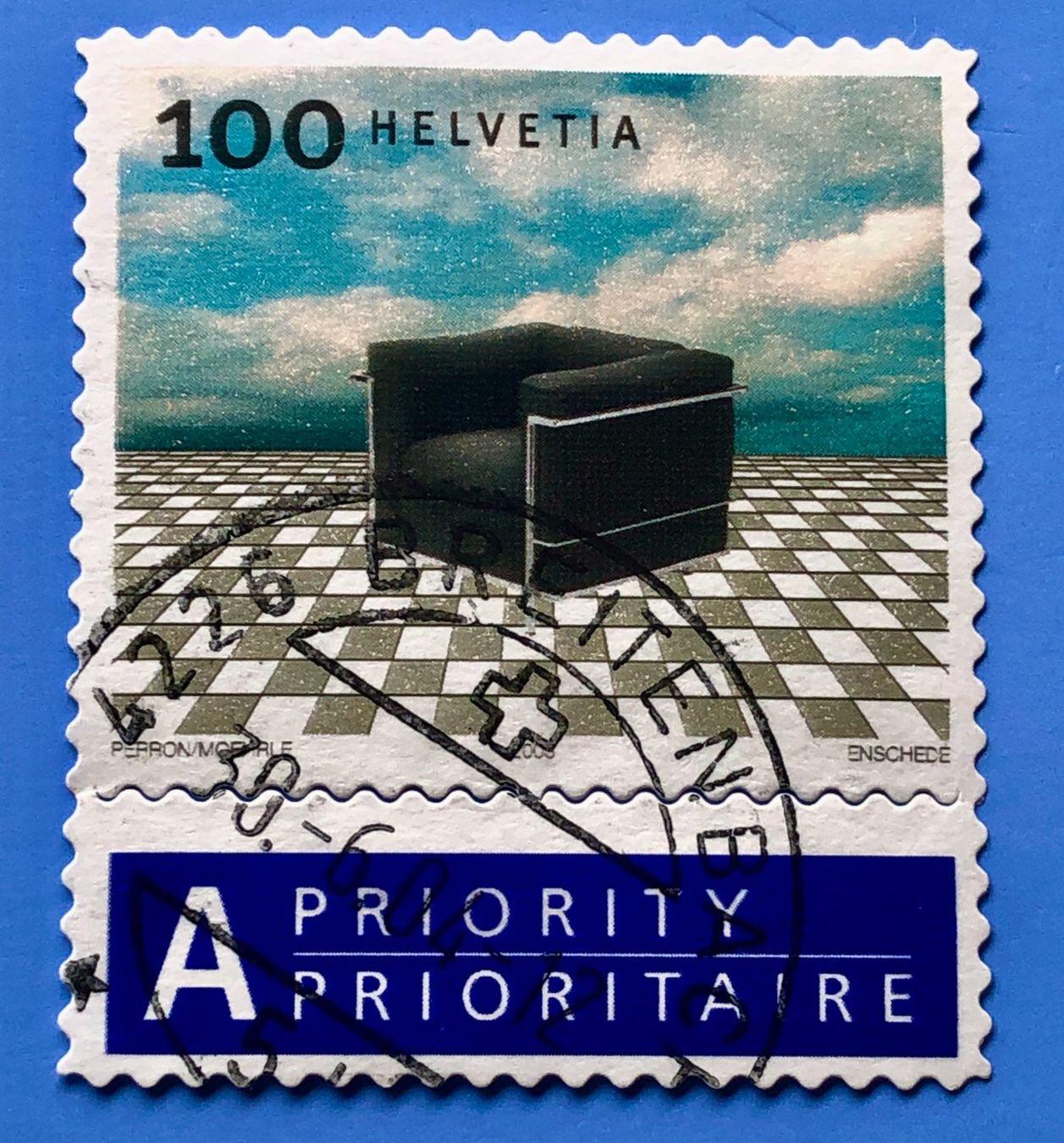 Tutti i francobolli: Nr.1109 mit Stempel Corbusier-Sessel    – Usato da Aarau venduto da Billa007