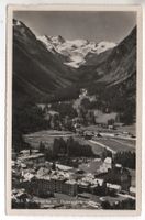 PONTRESINA Bahnhof mit Roseggletscher