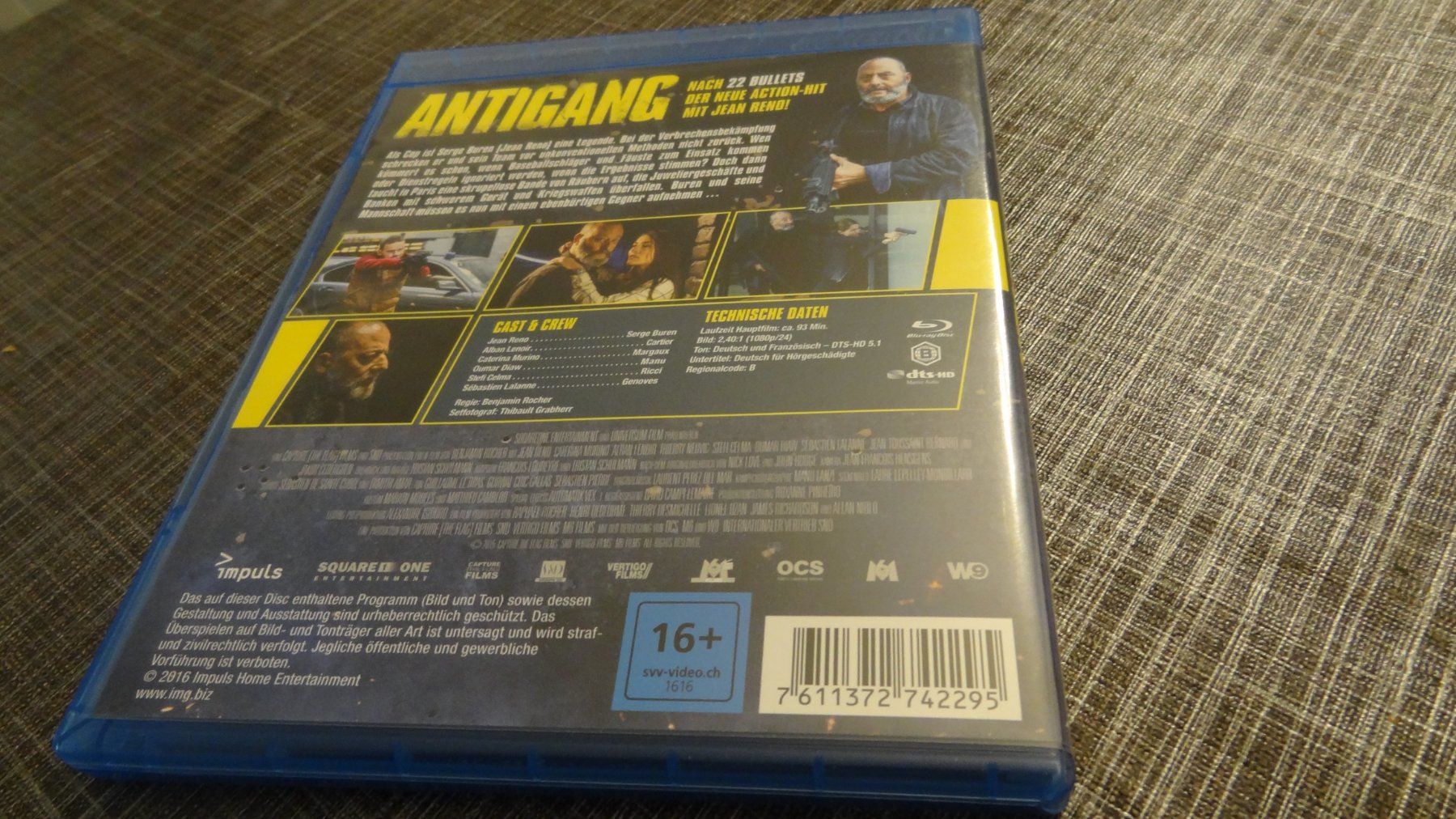 Tutti i DVDs: Antigang BLU-RAY – Usato da Olten venduto da Disc-Verkauf 2