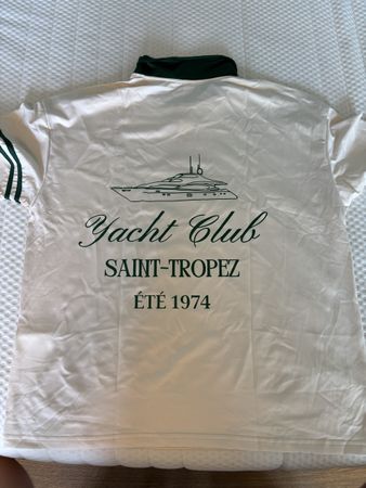 Polo Shirt Yacht Club Saint-Tropez Grösse L weiss