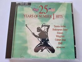 CD 25 Years of Number 1 Hits 