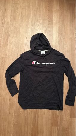 Champion Hoodie Schwarz Grösse L - Top Zustand für Herbst
