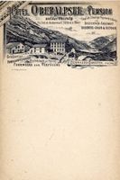 Oberalp - Pass  UR  -  Hôtel OBERALPSEE, Fuhrwerk   ca. 1900