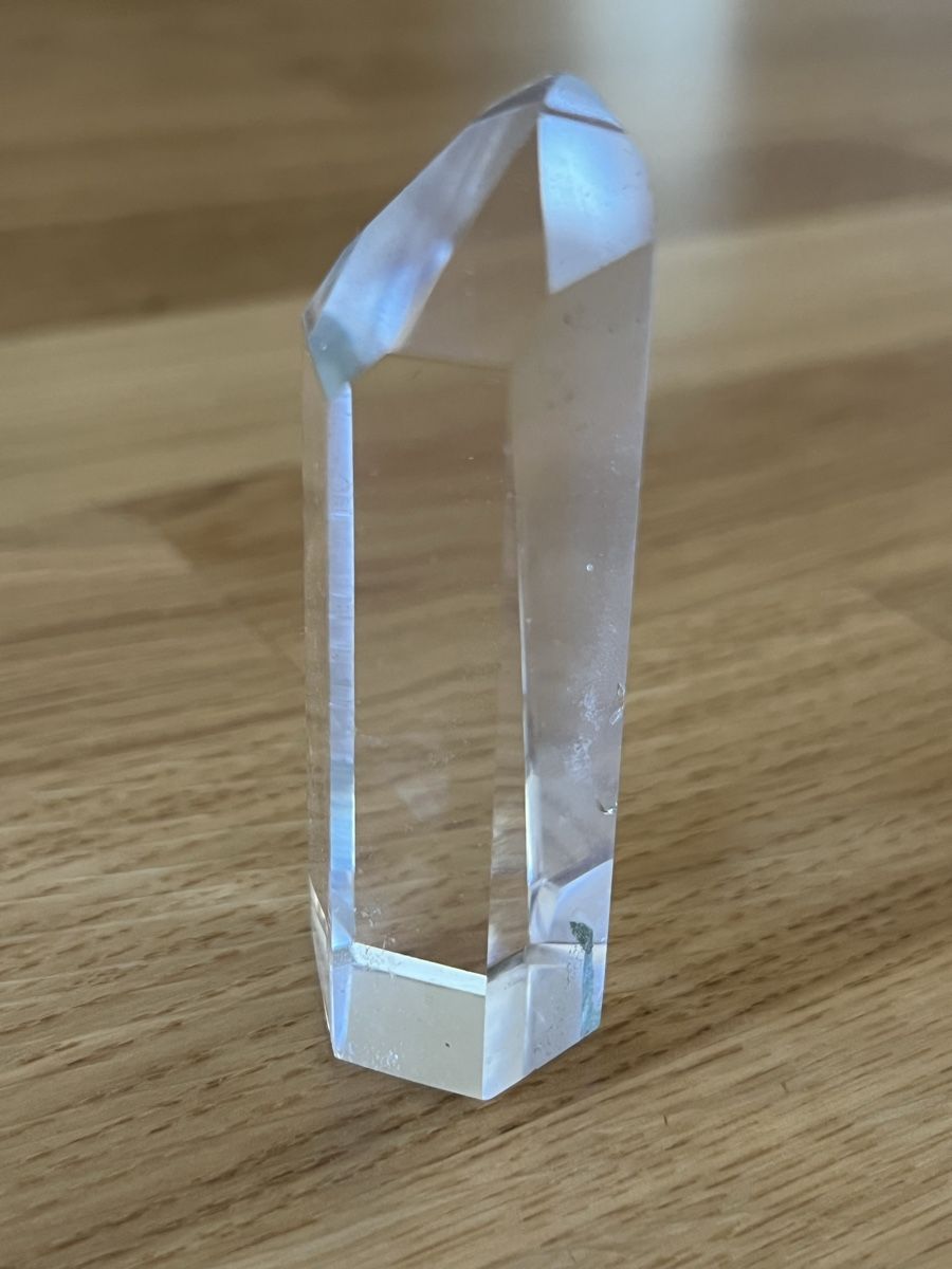 Pietre preziose: Bergkristall Obelisk geschliffen ca. 8 cm – Usato da Frick venduto da clembou 1