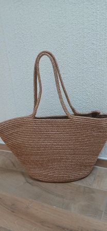 Strandtasche Korbtasche geflochten guter Zustand