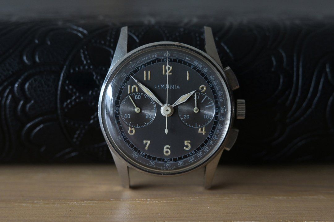 Lemania Orologi: Lemania chronograph, cal. CH27, galvanic dial – Usato da Eschert venduto da Watchlegend 1