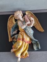 Engel mit Leier und Aufhängung, Fontanini Italy, H 25 cm