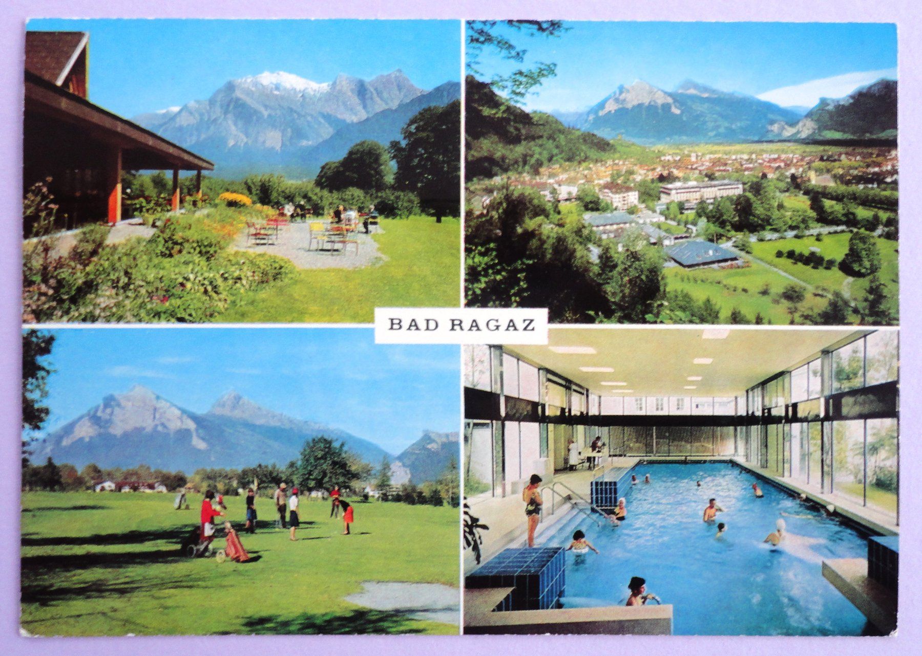 Cartoline postali: Bad Ragaz – Usato da Fétigny venduto da Billy2miny