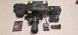 Nikon D7100 Kit mit Tasche und Batteriegriff