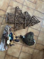 Déco Noël artisanale en bois, comme neuve!