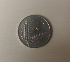 Italienische Münze 10 Lire 1978, Sammlermünze, selten