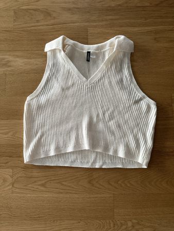 Weisses Crop Top H&M 3XL
