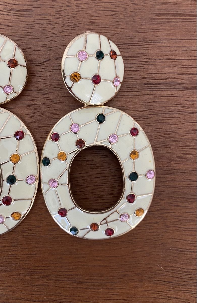 Zara Ohrringe & -stecker: Boucles d’oreilles ZARA - beige + dorées – Neu (gemäss Beschreibung) aus Bussigny von cac_q2c6 1