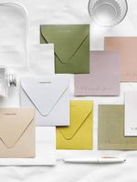 Grußkarten  Schlichtes & Elegantes Design, Pastellfarben