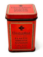 Antike Elastoplast Blechdose England Vintage Apotheke