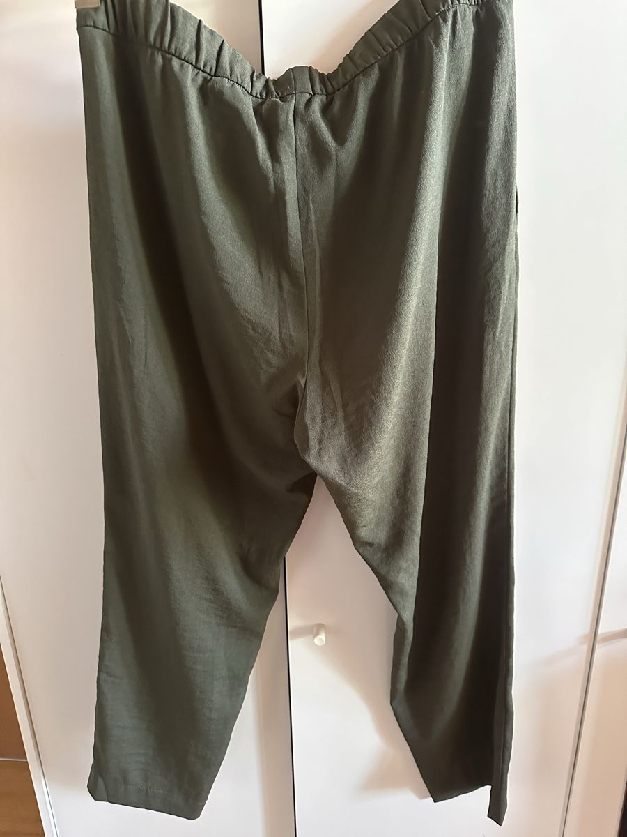 H&M Pantaloni: Sommer Hose Olive H&M Gr. L – Usato da Münsingen venduto da Secondhand89 3
