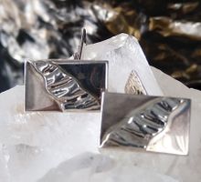 MODERNE MANSCHETTENKNÖPFE IN 800 SILBER