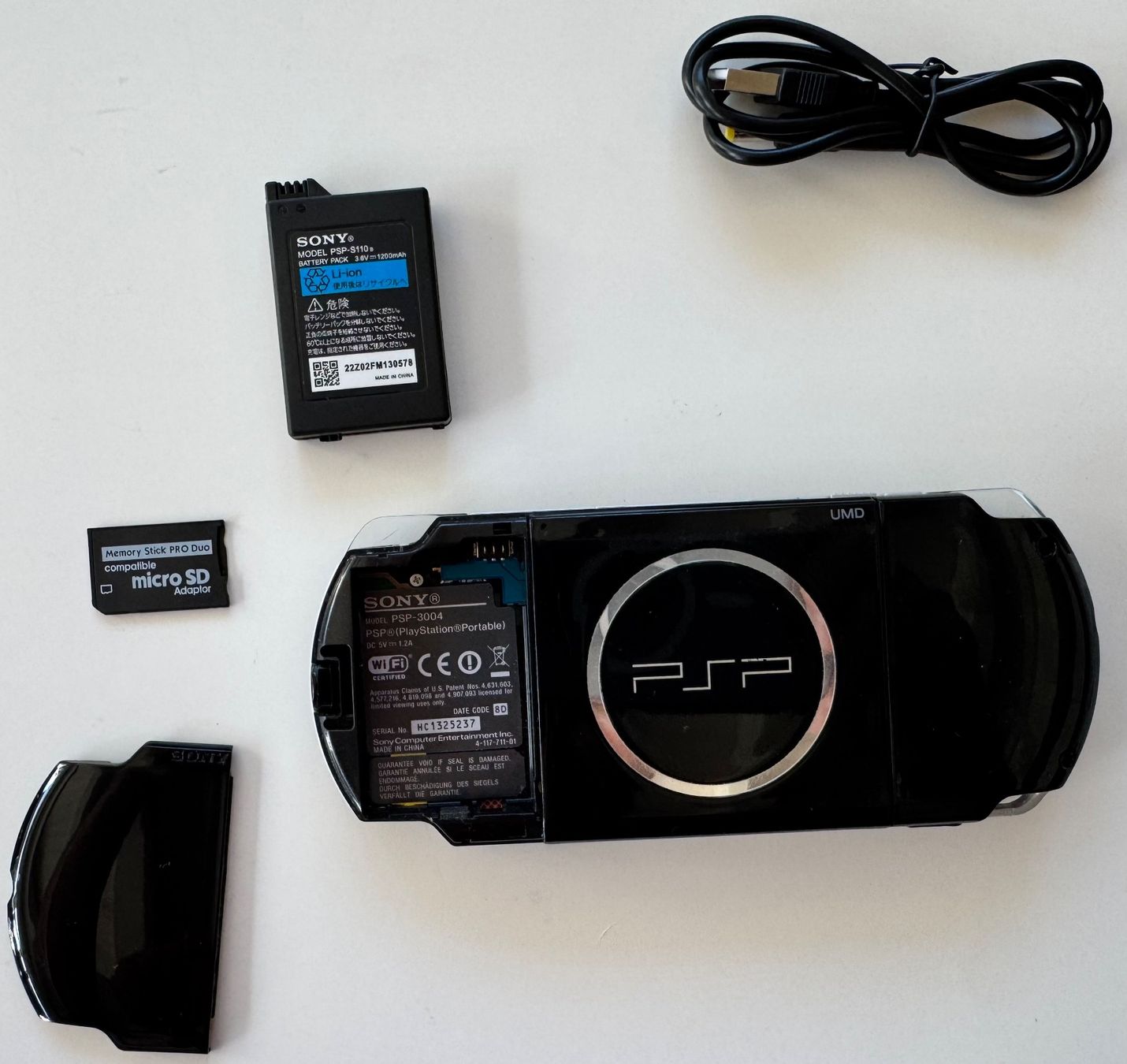 Sony Console: Console PSP 3004 noir, avec câble et adaptateur micro SD. – Usato da Leytron venduto da SuPer_BoCk 1