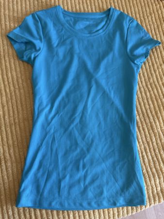 Damen T-Shirt Mammut blau Grösse XS