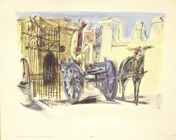 Nanette Genoud Originalfarblithografie