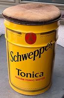 Schweppes Tonica Indian Tonic Water Werbedose XXL Retro