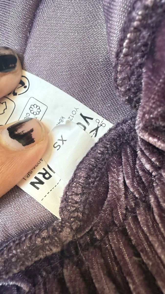 Pantaloni: YOURTURN Samthose XS, Violett, Top Zustand! – Usato da Gelterkinden venduto da teddywidder 1