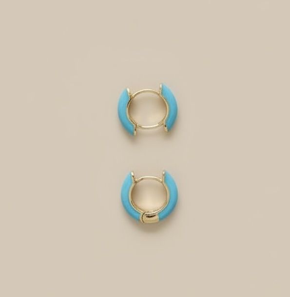 Boucles d'oreille: Turquoise Earrings: Stylish & Unique – Neuf (Voir description) à Saland par ele_vc96 1