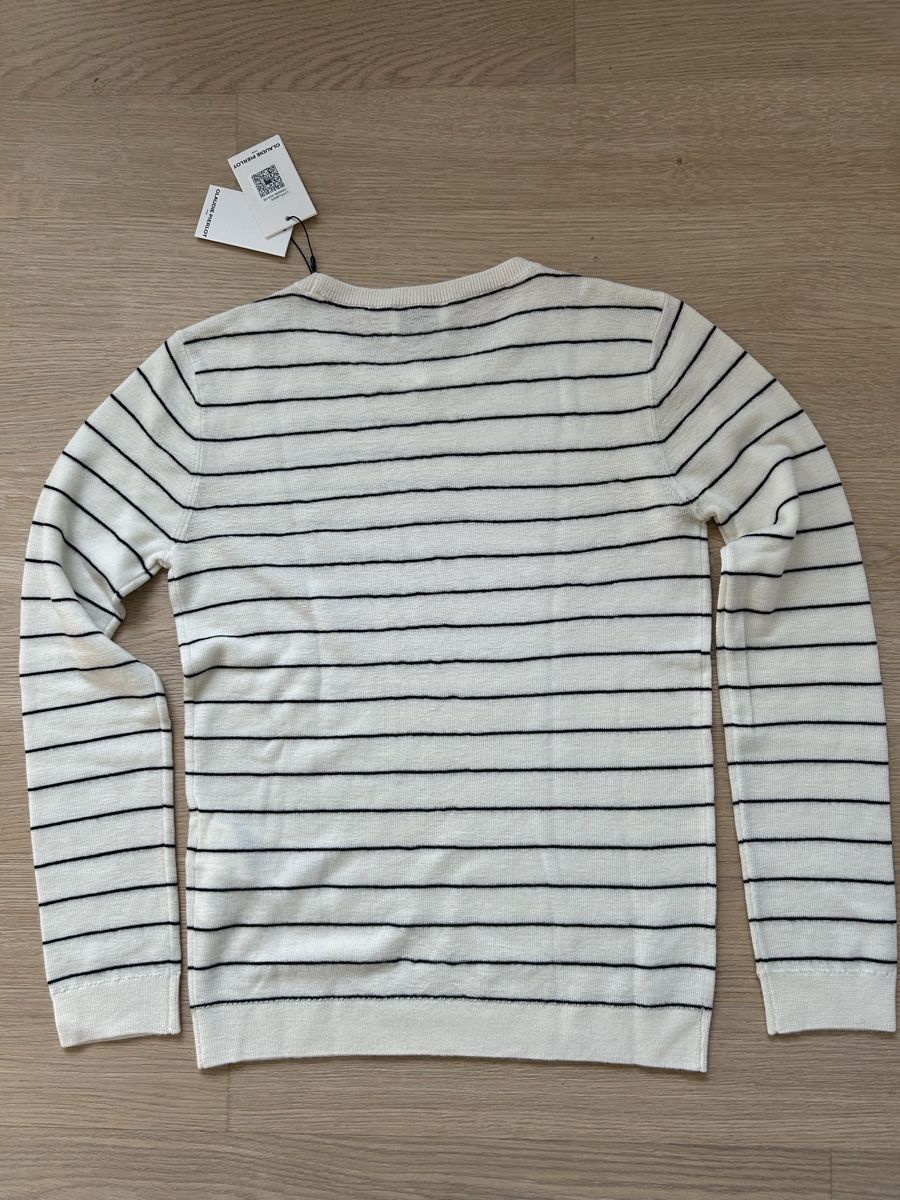 Claudie Pierlot Maglioni & Felpe: Pull Claude Pierlot rayé, T1, neuf avec étiquette – Nuovo e nell'imballaggio originale da Mont-sur-Lausanne venduto da Vinou6021 1