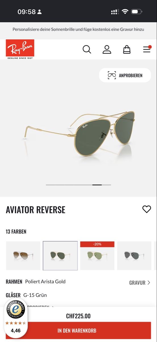 Ray-Ban Occhiali & Lenti: Aviator Reverse Rayban – Nuovo (secondo la descrizione) da Embrach venduto da mar_m9rq 3