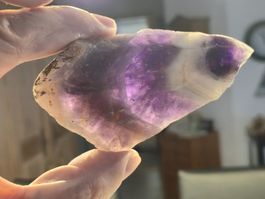 Amethyst Kristall Edelstein Mineralien Gebänderter Amethyst