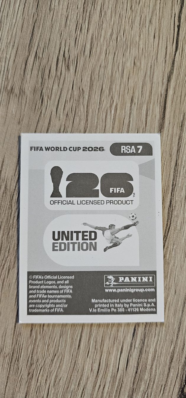 Panini Sammelbilder & Trading cards: FIFA WM 2026 Panini Sticker RSA 7 – Neu und originalverpackt aus Biel VS von volcom8702 1