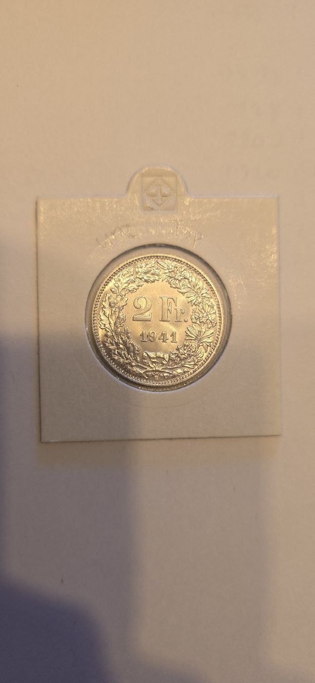 Toutes les monnaies: piece 2chf 1941 UNZ – Neuf (Voir description) à Fribourg par yan_z5fr