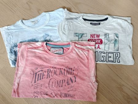 3x T-Shirt Grösse 128