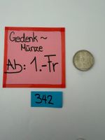 Gedenkmünze Ab: 1.- Fr.