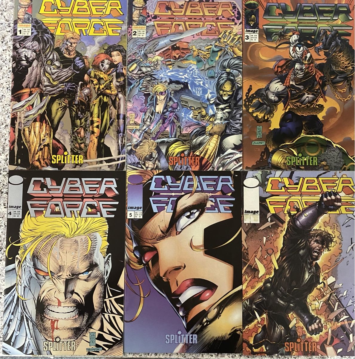 Fumetti: Cyber Force Image Spillter Comics 1-23 – Usato da Schleinikon venduto da kar_8ww7