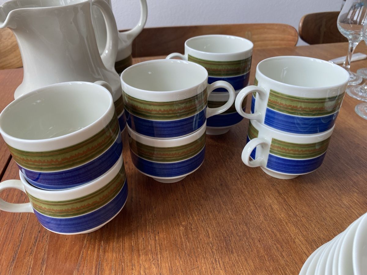 Set di piatti: Geschirrset Scandia Mitterteich Bavaria – Usato da Zürich venduto da suslette