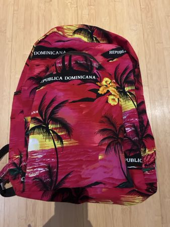 Sommer Rucksack mit Palmen-Motiv - Super Zustand!