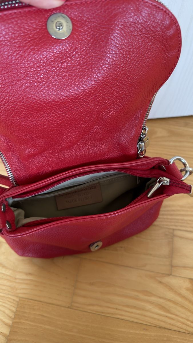 Vera Pelle Sacs femmes: Umhängetasche echt Leder rot – Neuf (Voir description) à Heimberg par Yanka14 2