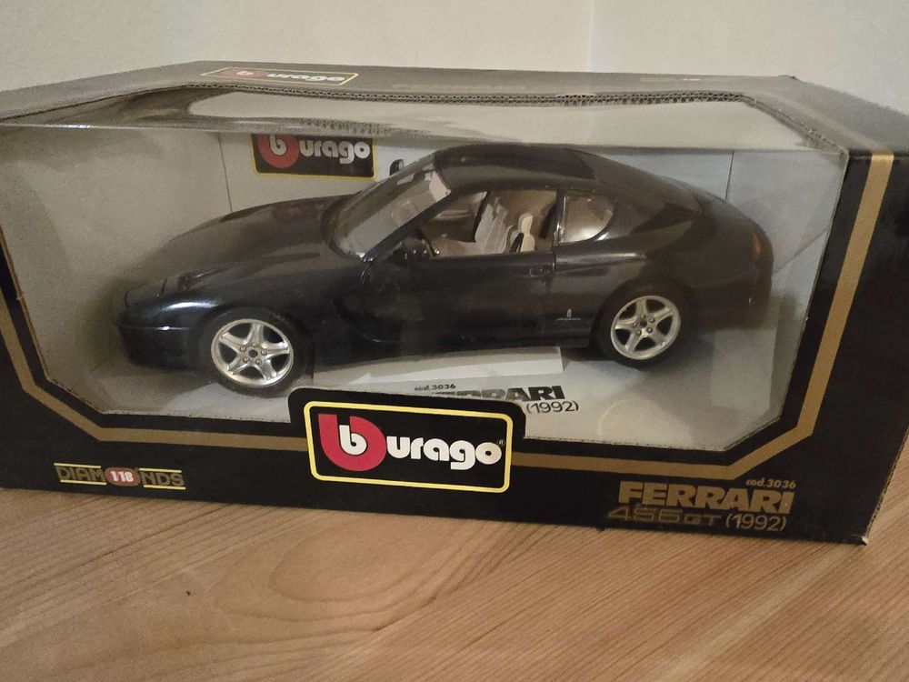 Ferrari 456 GT 1992 Burago Modellauto, 1:18 (Neu (gemäss Beschreibung