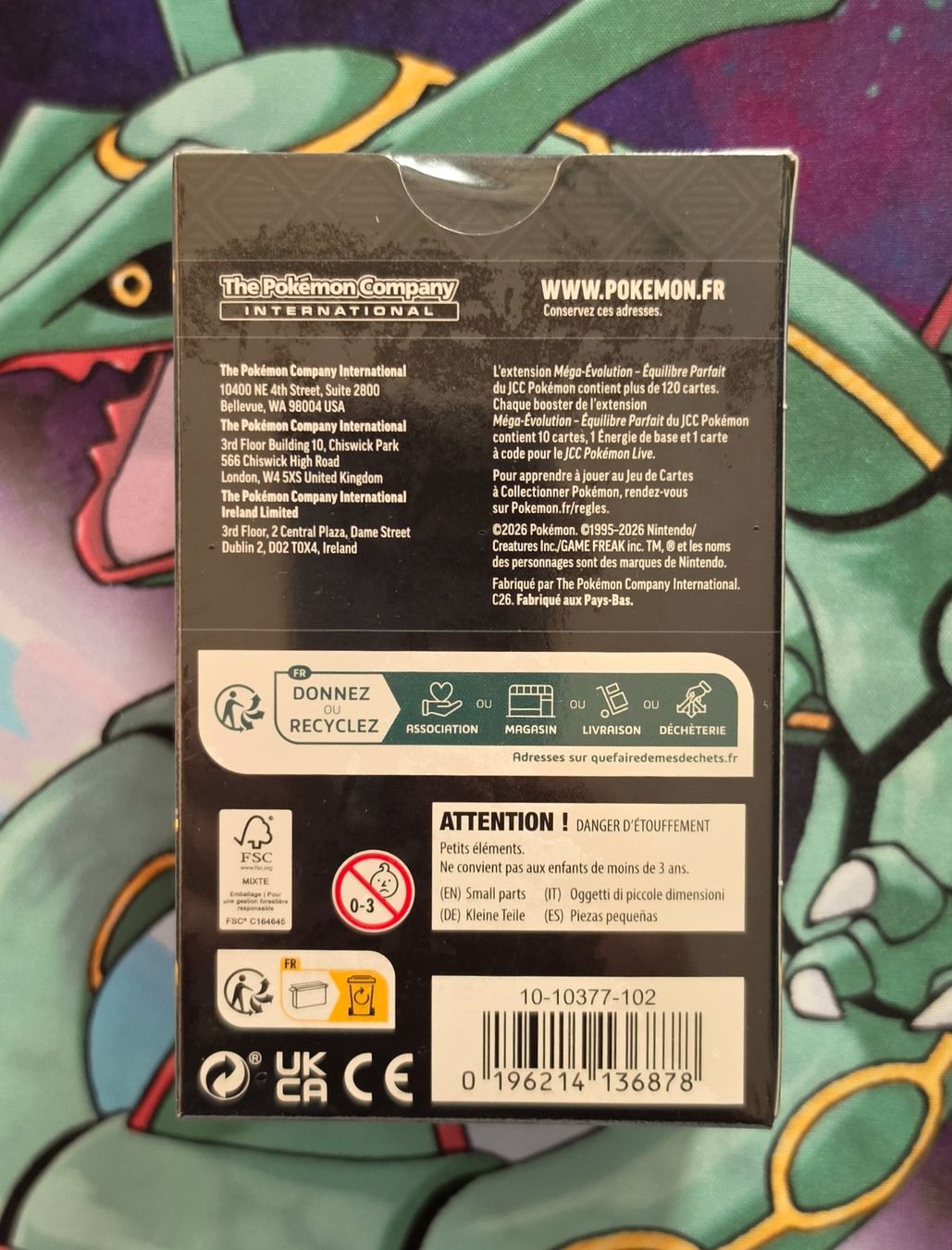 Pokémon Carte collezionabili: Bundle Pokémon Équilibre Parfait (ME03) scellé - FR – Nuovo e nell'imballaggio originale da Chailly-Montreux venduto da TCG_Games_Swiss 2