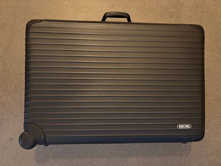 Rimowa Hartschalenkoffer, vintage, schwarzes Modell