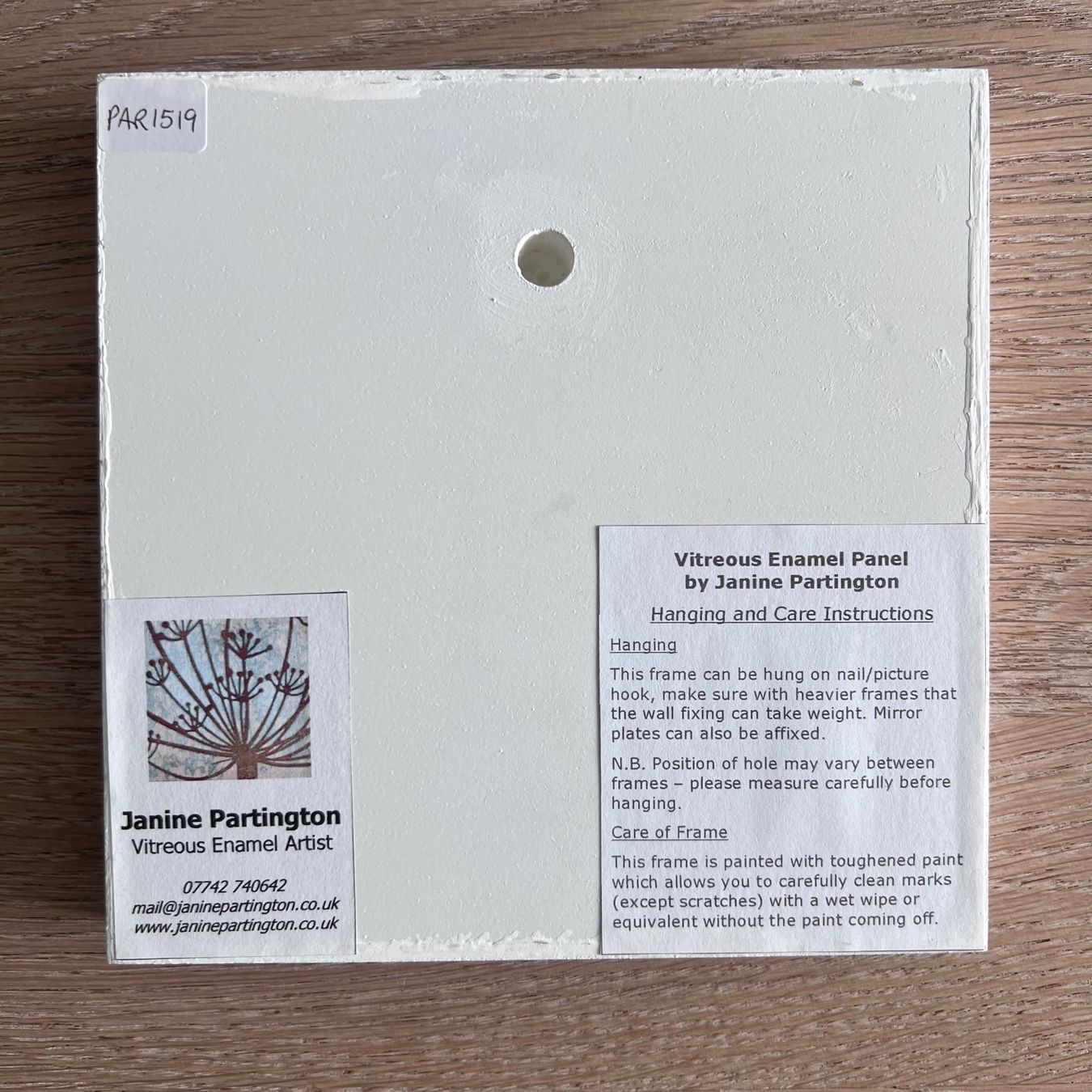 Poster & Bilder: Emaille Bild Seeigel von Britischer Künstlerin – Gebraucht aus Meilen von Bettyfo 1