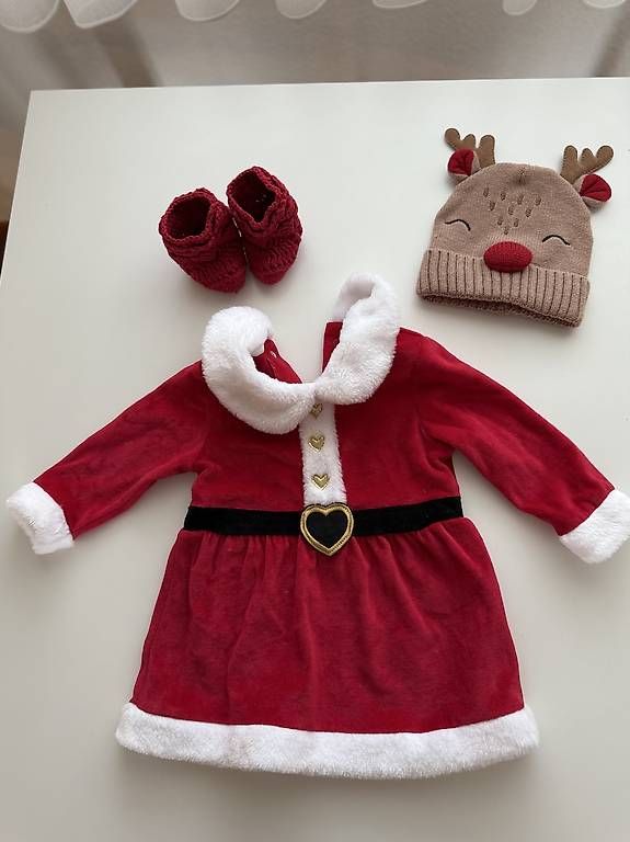 Vestiti & Gonne: Kleid Gr. 68, Mütze 6-12m – Usato da Jona venduto da Selin84