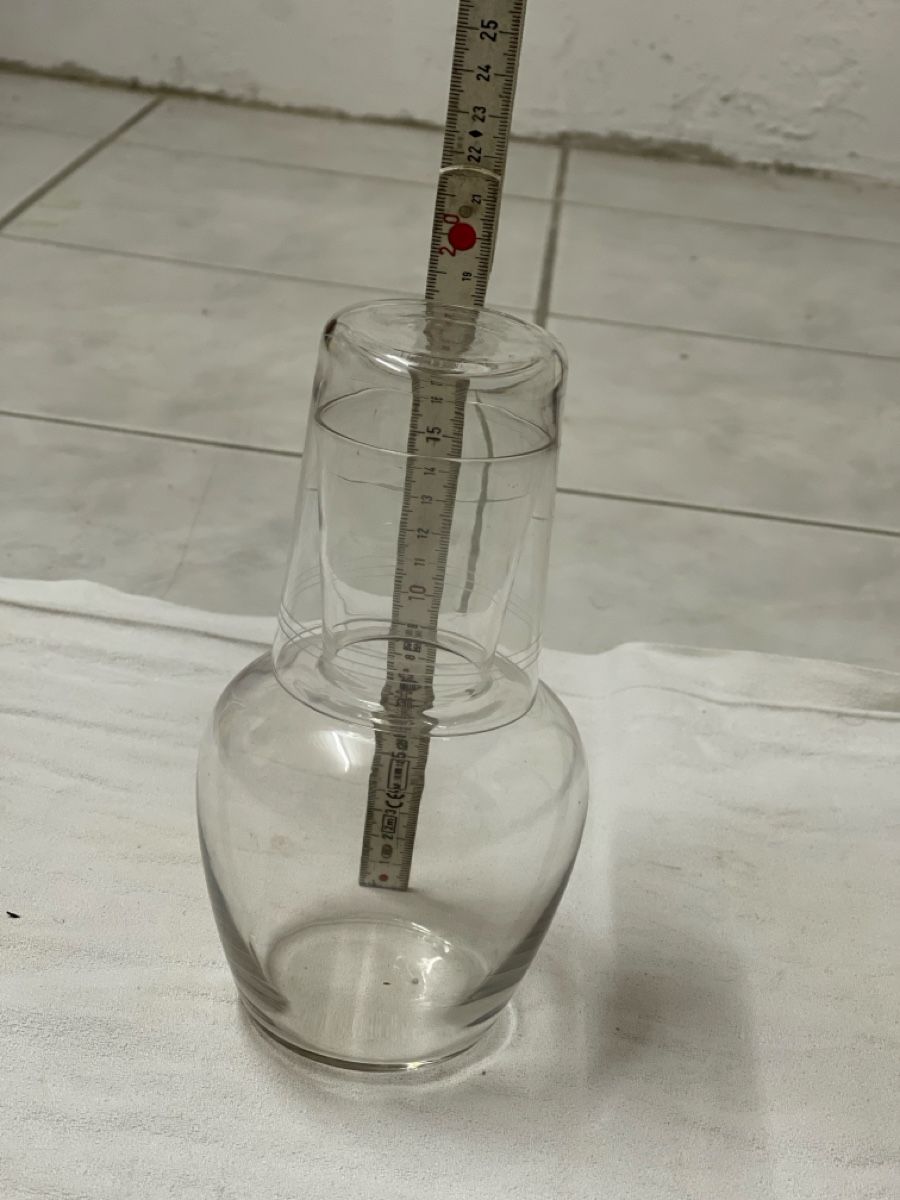 Carafes: Set: Vintage Glaskrug mit Glas – D'occasion à Strengelbach par Aschatan5