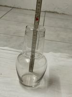 Set: Vintage Glaskrug mit Glas